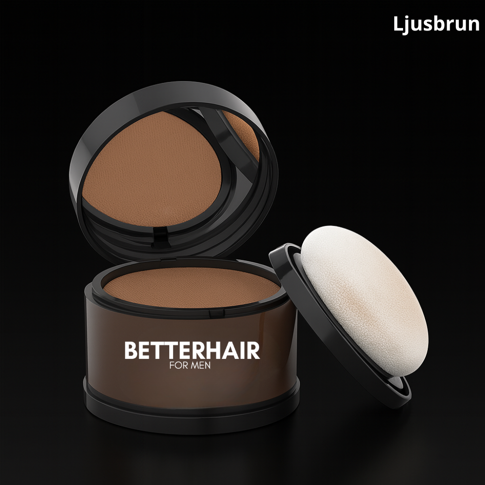 BHFM`s Hårpuder - Få tillbaka självförtroendet och håret utan behandlingar